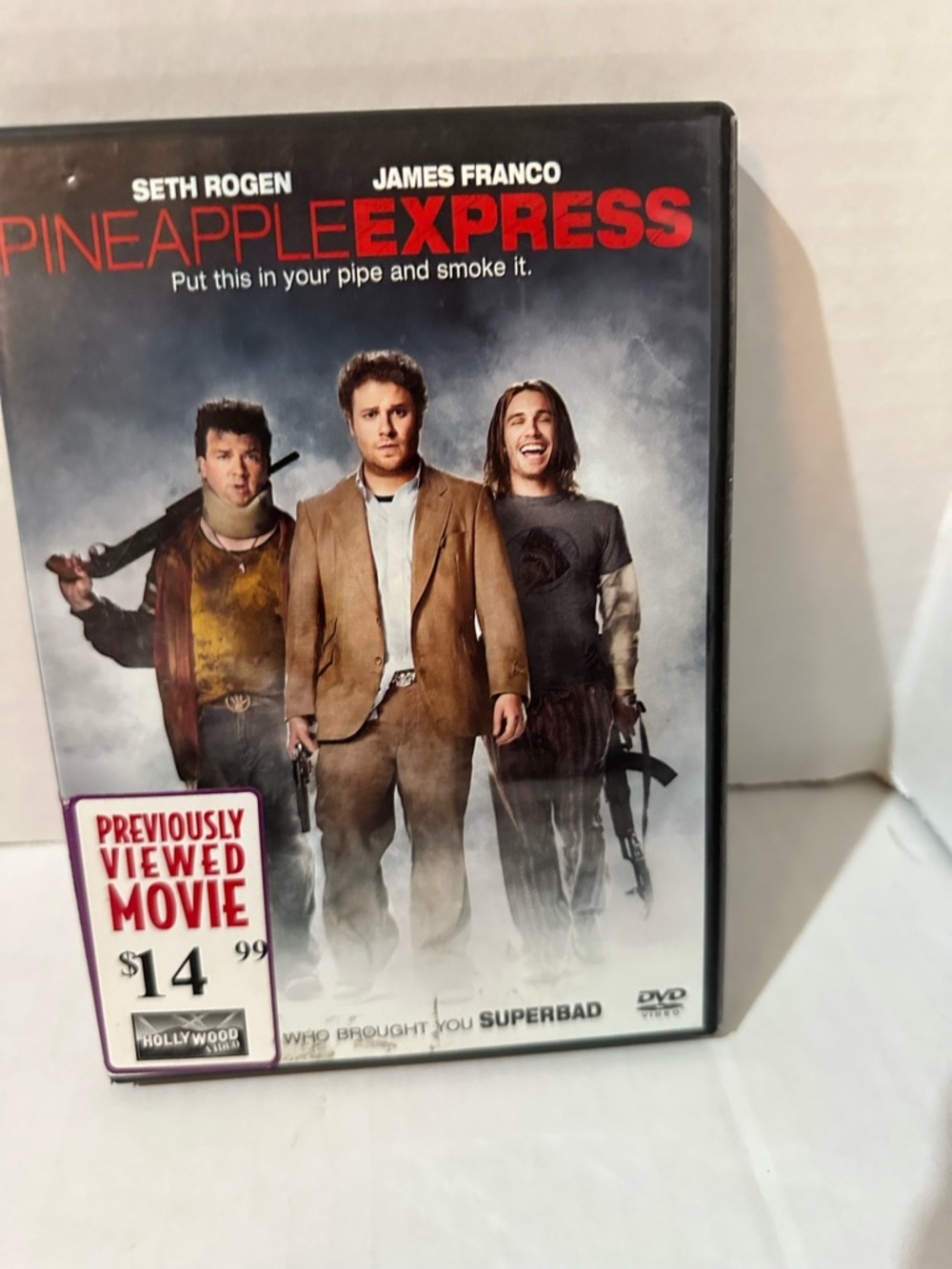 Pineapple Express (DVD) - Seth Rogen, James Franco - Black, Red Cover